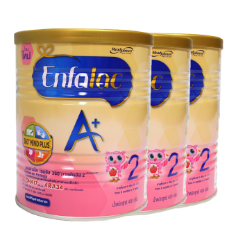 ขายยกลัง ! Enfalac A+ 360? Mind Plus Formula 2 400g. (แพค 3) ขายยกลัง ! Enfalac A+ 360? Mind Plus Formula 2 400g. (แพค 3)