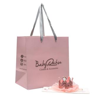 Baby Raihsa Brand - สายคาดผมมงกุฎสีชมพู 3 เดือนขึ้นไป Baby Raihsa Brand - สายคาดผมมงกุฎสีชมพู 3 เดือนขึ้นไป