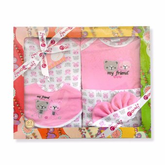 Babybrown Giftset กล่อง สำหรับเด็กแรกเกิด ชุด 5 ชิ้น สีชมพู Babybrown Giftset กล่อง สำหรับเด็กแรกเกิด ชุด 5 ชิ้น สีชมพู