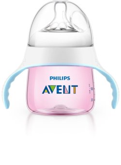Avent ถ้วยหัดดื่ม 5oz พร้อมจุกนมและจุกหัดดื่ม รุ่น natural - สีชมพู Avent ถ้วยหัดดื่ม 5oz พร้อมจุกนมและจุกหัดดื่ม รุ่น natural - สีชมพู