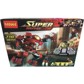 Khonglendee ชุดตัวต่อเลโก้ SUPER HEROS :Ironman No.7110 (248 PCS) Khonglendee ชุดตัวต่อเลโก้ SUPER HEROS :Ironman No.7110 (248 PCS)