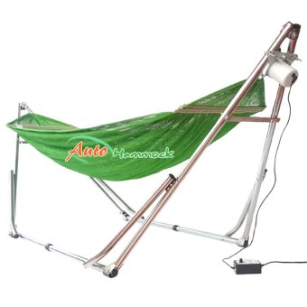 Auto Hammock เปลไกวเด็กอัตโนมัติแบบเปลญวนใหญ่ (สีเขียว) Auto Hammock เปลไกวเด็กอัตโนมัติแบบเปลญวนใหญ่ (สีเขียว)