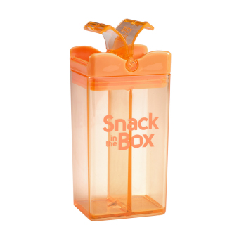 Snack in the box กล่องเก็บขนมสีส้ม Snack in the box กล่องเก็บขนมสีส้ม