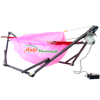 Auto Hammock เปลไกวเด็กอ่อนอัตโนมัติสไตล์เปลญวนกับผ้ามุ้ง (โทนสีส้ม)ผ้าเปลสีขาว Auto Hammock เปลไกวเด็กอ่อนอัตโนมัติสไตล์เปลญวนกับผ้ามุ้ง (โทนสีส้ม)ผ้าเปลสีขาว