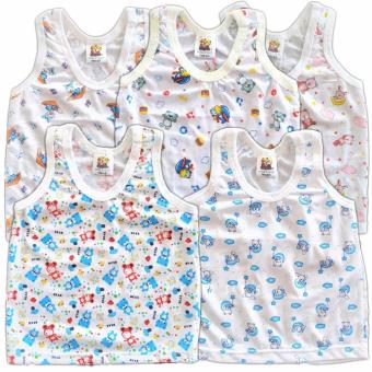 BABYKIDS95 ชุดเด็กอ่อน เสื้อกล้าม ผ้ายืด Size 3-6 เดือน CC-001 คละลาย 5 ตัว BABYKIDS95 ชุดเด็กอ่อน เสื้อกล้าม ผ้ายืด Size 3-6 เดือน CC-001 คละลาย 5 ตัว