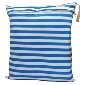 BABYKIDS95 ถุงผ้ากันน้ำ 1 ช่อง Size: 34x40 cm. สำหรับใส่ผ้าอ้อม หรือผ้าเปียก (สีฟ้า/ขาว) BABYKIDS95 ถุงผ้ากันน้ำ 1 ช่อง Size: 34x40 cm. สำหรับใส่ผ้าอ้อม หรือผ้าเปียก (สีฟ้า/ขาว)