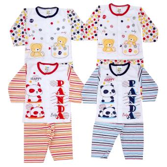 Baby heart ชุดเด็กแรกเกิด+แขนยาวขายาว 4 ชุดรุ่น Cotton 100% แพ็ค 4 ชุด Baby heart ชุดเด็กแรกเกิด+แขนยาวขายาว 4 ชุดรุ่น Cotton 100% แพ็ค 4 ชุด