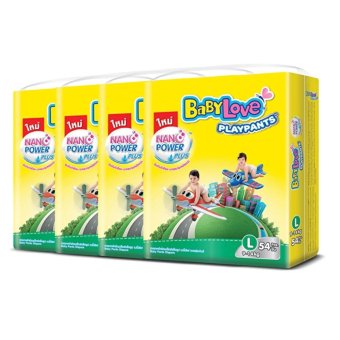 ขายยกลัง! BabyLove L54 Nano PlayPants เบบี้เลิฟเพลย์แพ้นส์นาโนพลัส ซูปเปอร์จัมโบ้ L แพ็คละ 54 ชิ้น x 4แพ็ค (ทั้งหมด216 ชิ้น) ขายยกลัง! BabyLove L54 Nano PlayPants เบบี้เลิฟเพลย์แพ้นส์นาโนพลัส ซูปเปอร์จัมโบ้ L แพ็คละ 54 ชิ้น x 4แพ็ค (ทั้งหมด216 ชิ้น)