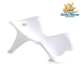 BabaMama เก้าอี้รองอาบน้ำสำหรับเด็กพลาสติก ขนาดกลาง รุ่น 8831 สีขาว BabaMama เก้าอี้รองอาบน้ำสำหรับเด็กพลาสติก ขนาดกลาง รุ่น 8831 สีขาว