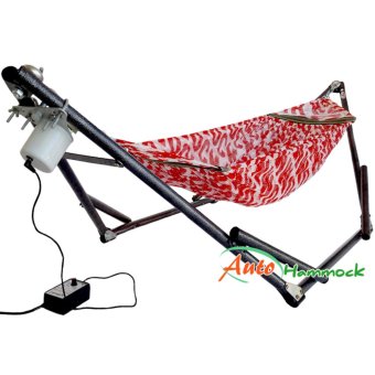 Auto Hammock เปลไกวเด็กอ่อนแบบเปลไกวอัตโนมัติขนาดเล็กสีแดง (Hammock)กับมอเตอร์ S-Baby Auto Hammock เปลไกวเด็กอ่อนแบบเปลไกวอัตโนมัติขนาดเล็กสีแดง (Hammock)กับมอเตอร์ S-Baby
