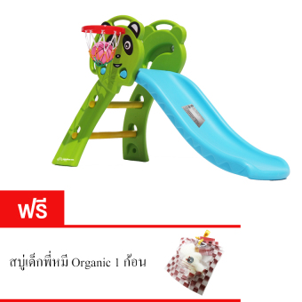 SCMShop สไลเดอร์ พร้อมแป้นบาสและลูกบาส แถมฟรี สบู่เด็ก ต้นตำรับ มาดามเฮง(รูป พี่หมี) 1ก้อน SCMShop สไลเดอร์ พร้อมแป้นบาสและลูกบาส แถมฟรี สบู่เด็ก ต้นตำรับ มาดามเฮง(รูป พี่หมี) 1ก้อน