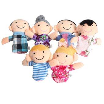 smartbabyandkid ตุ๊กตานิ้วครอบครัว 6 ชิ้น smartbabyandkid ตุ๊กตานิ้วครอบครัว 6 ชิ้น