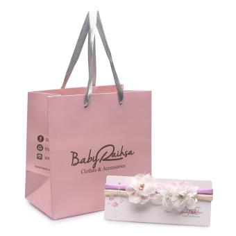 Baby Raihsa Brand ชุดเซตที่คาดผมเด็กอ่อน Duo headband - Ivory/Purple วัยแรกเกิดขึ้นไป Baby Raihsa Brand ชุดเซตที่คาดผมเด็กอ่อน Duo headband - Ivory/Purple วัยแรกเกิดขึ้นไป