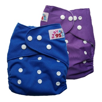 BABYKIDS95 กางเกงผ้าอ้อมกันน้ำ ไซส์เด็ก 3-16กก. เซ็ท 2ตัว (สีน้ำเงิน/สีม่วง) BABYKIDS95 กางเกงผ้าอ้อมกันน้ำ ไซส์เด็ก 3-16กก. เซ็ท 2ตัว (สีน้ำเงิน/สีม่วง)