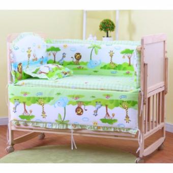 เตียงนอนไม้สำหรับเด็ก Classic Natural ขนาด 60 x 100 x 85 เซนติเมตร ติดล้อปรับเป็นเปลได้ มาพร้อมที่นอนลายยีราฟ เตียงนอนไม้สำหรับเด็ก Classic Natural ขนาด 60 x 100 x 85 เซนติเมตร ติดล้อปรับเป็นเปลได้ มาพร้อมที่นอนลายยีราฟ