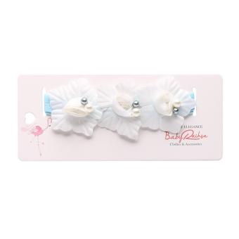 Baby Raihsa Brand - ที่คาดผมเด็กดอกไม้ประดับมุก คละสี อายุ 0-3 เดือนขึ้นไป Baby Raihsa Brand - ที่คาดผมเด็กดอกไม้ประดับมุก คละสี อายุ 0-3 เดือนขึ้นไป