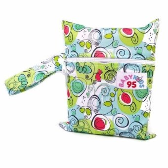 BABYKIDS95 ถุงผ้ากันน้ำ เอนกประสงค์ มินิไซส์ ขนาด 16*20 ซม. (สีเขียวลายกราฟฟิก)(Green) BABYKIDS95 ถุงผ้ากันน้ำ เอนกประสงค์ มินิไซส์ ขนาด 16*20 ซม. (สีเขียวลายกราฟฟิก)(Green)