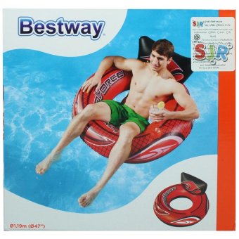 Bestway ของเล่นน้ำ ห่วงยางนั่งเป่าลมสีแดง 43093 Bestway ของเล่นน้ำ ห่วงยางนั่งเป่าลมสีแดง 43093