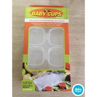Baby Cups ภาชนะใส่อาหารสำหรับเด็ก ขนาด 2 ออนซ์ Baby Cups ภาชนะใส่อาหารสำหรับเด็ก ขนาด 2 ออนซ์