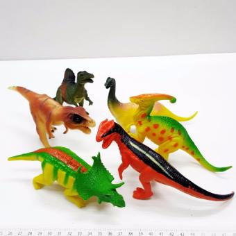 Dinosaours Colorful ไดโนเสาร์ ยาง Dinosaours Colorful ไดโนเสาร์ ยาง