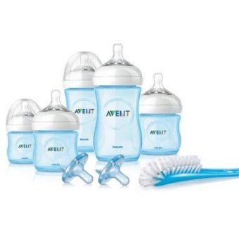 AVENT ชุดขวดนมแรกเกิด รุ่น Natural (สีฟ้า) AVENT ชุดขวดนมแรกเกิด รุ่น Natural (สีฟ้า)