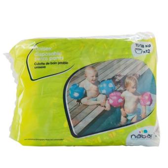 (12 ชิ้น)ผ้าอ้อมว่ายน้ำ (Swim Nappy) แพมเพิร์สแบบใช้แล้วทิ้งสำหรับเด็กเล็ก น้ำหนักเด็ก 6-18 กิโลกรัม (12 ชิ้น)ผ้าอ้อมว่ายน้ำ (Swim Nappy) แพมเพิร์สแบบใช้แล้วทิ้งสำหรับเด็กเล็ก น้ำหนักเด็ก 6-18 กิโลกรัม