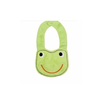 ผ้ากันเปื้อนผ้าเช็ดน้ำลายเด็กสีเขียว (frog) ผ้ากันเปื้อนผ้าเช็ดน้ำลายเด็กสีเขียว (frog)