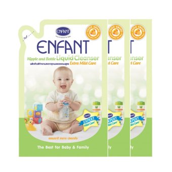 ENFANT 3ชิ้น น้ำยาทำความสะอาดจุกนม และ ขวดนม NIPPLE AND BOTTLE LIQUID CLEANSER 700ml ENFANT 3ชิ้น น้ำยาทำความสะอาดจุกนม และ ขวดนม NIPPLE AND BOTTLE LIQUID CLEANSER 700ml