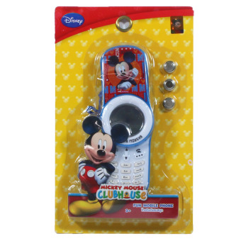 Disney ของเล่น โทรศัพท์ โทรศัพท์มือถือมิกกี้เม้าส์ Mickey Mouse Mobile Phone MK9485-1 Disney ของเล่น โทรศัพท์ โทรศัพท์มือถือมิกกี้เม้าส์ Mickey Mouse Mobile Phone MK9485-1