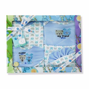 Babybrown Giftset กล่อง สำหรับเด็กแรกเกิด ชุด 5 ชิ้น สีฟ้า Babybrown Giftset กล่อง สำหรับเด็กแรกเกิด ชุด 5 ชิ้น สีฟ้า