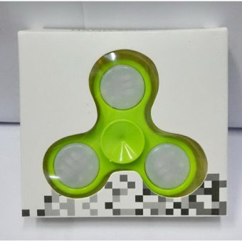 Fidget Spinner / Hand Spinner มีไฟ LED (สีเขียว) Fidget Spinner / Hand Spinner มีไฟ LED (สีเขียว)