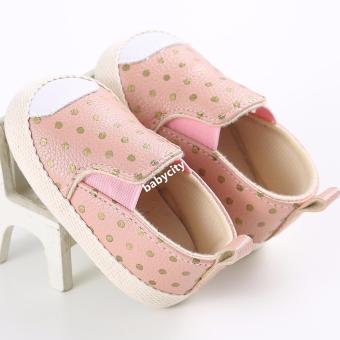 รองเท้าหัดเดิน รองเท้าเด็กอ่อน รองเท้าเด็กพื้นผ้า baby shoe Prewalker ของใช้เด็กอ่อน สีชมพู รองเท้าหัดเดิน รองเท้าเด็กอ่อน รองเท้าเด็กพื้นผ้า baby shoe Prewalker ของใช้เด็กอ่อน สีชมพู
