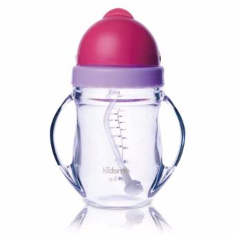 Kidsme แก้วหัดดื่ม TRITAN พร้อมหลอดแบบมีตุ้มถ่วง (สีชมพู-ม่วง) Kidsme แก้วหัดดื่ม TRITAN พร้อมหลอดแบบมีตุ้มถ่วง (สีชมพู-ม่วง)
