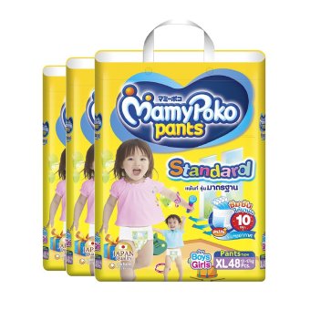 ขายยกลัง! Mamy Poko กางเกงผ้าอ้อม รุ่น Standard ไซส์ XL ขนาด 3 แพ็ค แพ็คละ 48 ชิ้น (ทั้งหมด 144 ชิ้น ) ขายยกลัง! Mamy Poko กางเกงผ้าอ้อม รุ่น Standard ไซส์ XL ขนาด 3 แพ็ค แพ็คละ 48 ชิ้น (ทั้งหมด 144 ชิ้น )