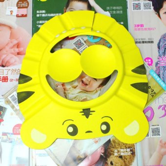 หมวกอาบน้ำเด็ก ป้องกันแชมพูเข้าตา อุปกรณ์อาบน้ำ ลายเสือน้อย (สีเหลือง) หมวกอาบน้ำเด็ก ป้องกันแชมพูเข้าตา อุปกรณ์อาบน้ำ ลายเสือน้อย (สีเหลือง)