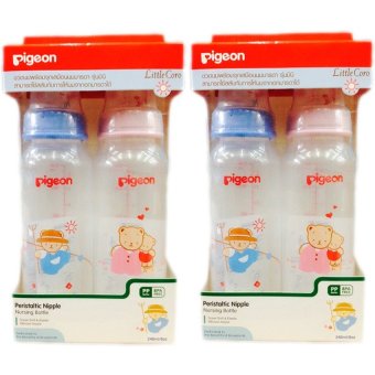 Pigeon ขวดนม RPP โคโร (ลายหมี) รุ่น 984902 พร้อมจุกเสมือนนมมารดา รุ่นมินิ Size M รุ่น 984902 ขนาด 8 ออนซ์ 2ขวด/แพ็ค (2แพ็ค) Pigeon ขวดนม RPP โคโร (ลายหมี) รุ่น 984902 พร้อมจุกเสมือนนมมารดา รุ่นมินิ Size M รุ่น 984902 ขนาด 8 ออนซ์ 2ขวด/แพ็ค (2แพ็ค)