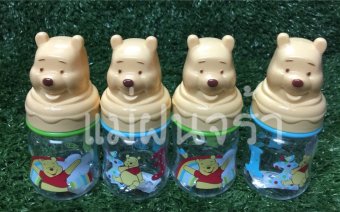 Disney Baby ขวดนม 2 ออนซ์ ลายหมีพูห์ พร้อมจุกนม ไซส์ S เซท 4 ขวด (ฟ้า เขียว) Disney Baby ขวดนม 2 ออนซ์ ลายหมีพูห์ พร้อมจุกนม ไซส์ S เซท 4 ขวด (ฟ้า เขียว)