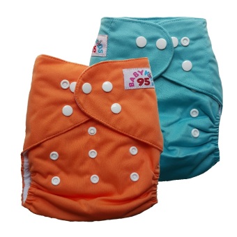 BABYKIDS95 กางเกงผ้าอ้อมเด็ก กันน้ำ ไซส์เด็ก 3-16กก. เซ็ท 2ตัว (สีส้ม/สีฟ้า) BABYKIDS95 กางเกงผ้าอ้อมเด็ก กันน้ำ ไซส์เด็ก 3-16กก. เซ็ท 2ตัว (สีส้ม/สีฟ้า)