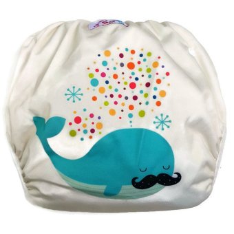BABYKIDS95 กางเกงผ้าอ้อมว่ายน้ำ ปรับขนาดได้ รุ่น Digital Print ไซส์เด็ก 7-13.5 กก. ลายวาฬ (สีเหลือง) BABYKIDS95 กางเกงผ้าอ้อมว่ายน้ำ ปรับขนาดได้ รุ่น Digital Print ไซส์เด็ก 7-13.5 กก. ลายวาฬ (สีเหลือง)