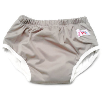 BABYKIDS95 กางเกงผ้าอ้อมแบบสวม รุ่นแบมบู กันน้ำ Size:L รอบเอว 16-22 นิ้ว (สีเทา) BABYKIDS95 กางเกงผ้าอ้อมแบบสวม รุ่นแบมบู กันน้ำ Size:L รอบเอว 16-22 นิ้ว (สีเทา)