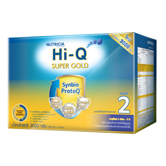HI-Q ไฮคิว นมผง ซูเปอร์โกลด์ 2 SYNBIO PROTEQ รสจืด 3000 กรัม HI-Q ไฮคิว นมผง ซูเปอร์โกลด์ 2 SYNBIO PROTEQ รสจืด 3000 กรัม