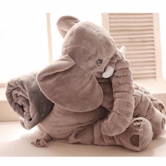 SavaRose ตุ๊กตาช้าง ขนาด 60 cm.(สีเทา)รุ่นมีผ้าห่ม SavaRose ตุ๊กตาช้าง ขนาด 60 cm.(สีเทา)รุ่นมีผ้าห่ม