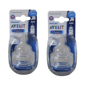Philips Avent จุกนมไหลปานกลาง (3 รู) เด็ก 3-6 เดือน -แพคคู่ Philips Avent จุกนมไหลปานกลาง (3 รู) เด็ก 3-6 เดือน -แพคคู่