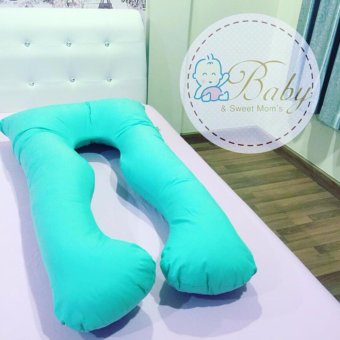 Babyandsweetmom หมอนคนท้อง หมอนรองครรภ์ หมอนสุขภาพ หมอนตัวยู U-Shapeสีเขียว Babyandsweetmom หมอนคนท้อง หมอนรองครรภ์ หมอนสุขภาพ หมอนตัวยู U-Shapeสีเขียว