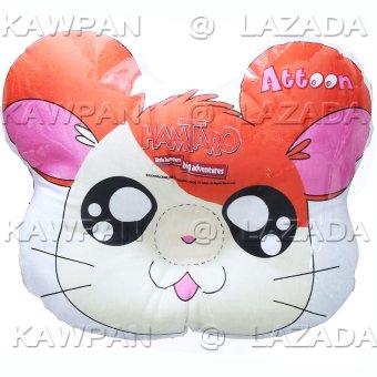 ATTOON หมอนหลุม กันตกหมอนรูปแฮมทาโล่ - สีส้ม ATTOON หมอนหลุม กันตกหมอนรูปแฮมทาโล่ - สีส้ม