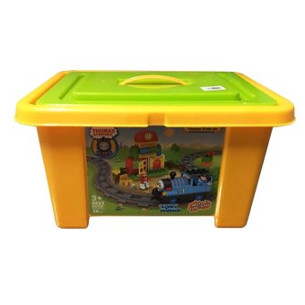 Khonglendee Thomas Train Set Motor Building Block รถไฟโทมัส+ราง มีไฟ มีเสียง (no.8923) 36 ชิ้น Khonglendee Thomas Train Set Motor Building Block รถไฟโทมัส+ราง มีไฟ มีเสียง (no.8923) 36 ชิ้น