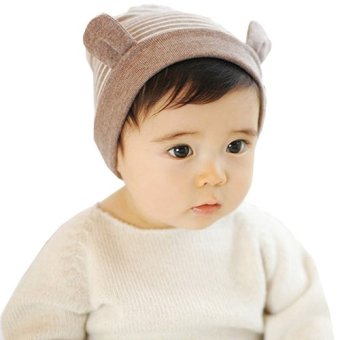 Baby Touch หมวกเด็ก ผ้านิ่ม มีหู (น้ำตาล) Baby Touch หมวกเด็ก ผ้านิ่ม มีหู (น้ำตาล)