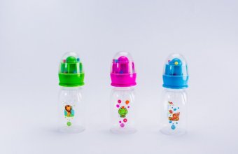 Babi Care ขวดนม 4 ออนซ์ ค็อกฝาเขย่า ( แพ็ค 3 ) Babi Care ขวดนม 4 ออนซ์ ค็อกฝาเขย่า ( แพ็ค 3 )