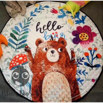 เบาะรองคลาน-เล่น-นอน เสริมพัฒนาการ 150*150 ซม. (Hello Bear) เบาะรองคลาน-เล่น-นอน เสริมพัฒนาการ 150*150 ซม. (Hello Bear)