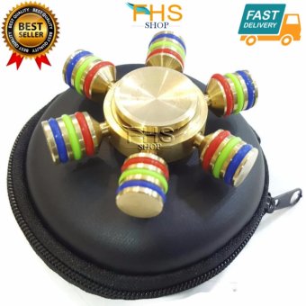 FHS fidget spinner วัสดุเหล็ก+ทองเหลืองแบริ่ง พร้อมกระเป๋าเก็บอย่างดีของเล่นมือปั่น สำหรับ เด็ก ผู้ใหญ่ ฝึกสมธิได้ดี FHS fidget spinner วัสดุเหล็ก+ทองเหลืองแบริ่ง พร้อมกระเป๋าเก็บอย่างดีของเล่นมือปั่น สำหรับ เด็ก ผู้ใหญ่ ฝึกสมธิได้ดี
